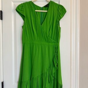 J. Crew Bright Green Dress